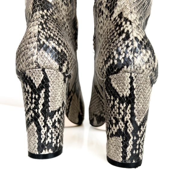 Cole Haan Glenda Snake Embossed Boots 5.5 - Picture 9 of 15